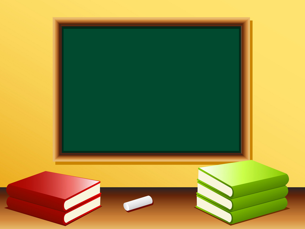 Blank blackboard in a Class room