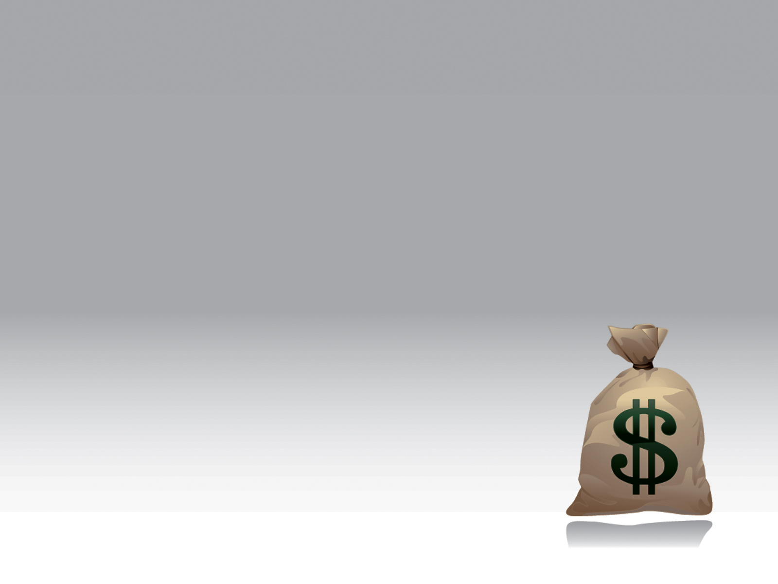 Purse and the cash box PPT Backgrounds