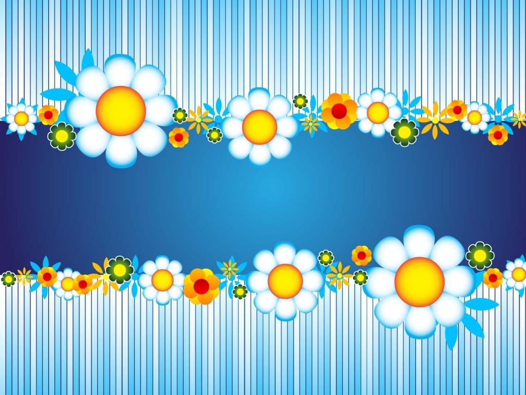 Animated Flower PPT Backgrounds