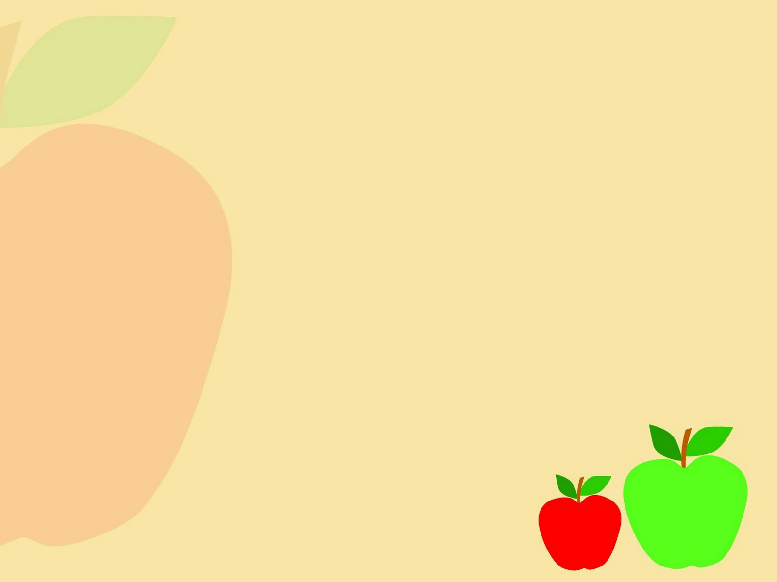 Apples Green And Red PPT Backgrounds