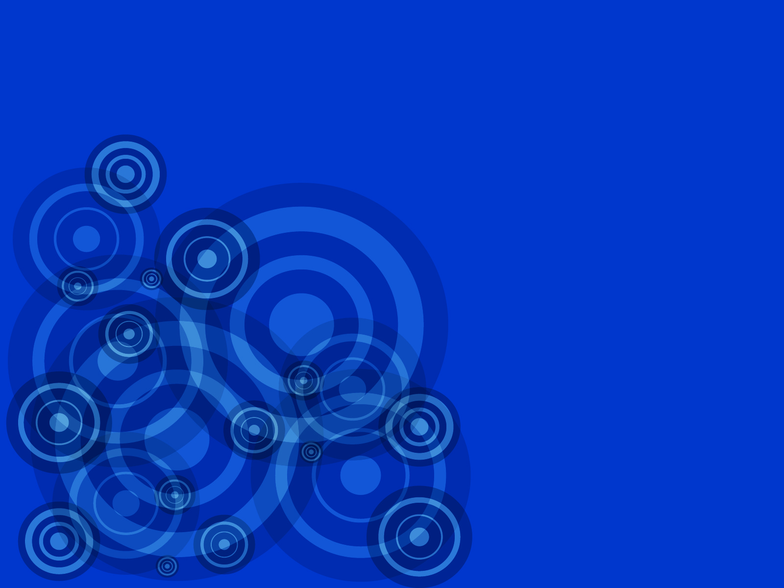 Blue Circle PPT Backgrounds