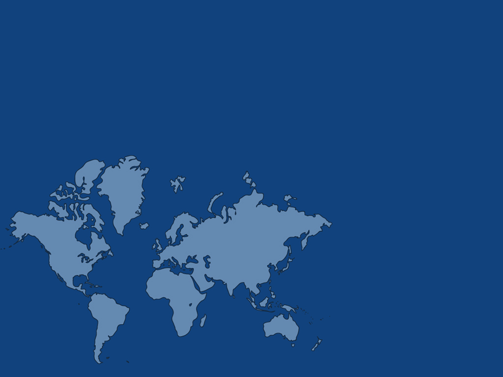 Blue Maps of World