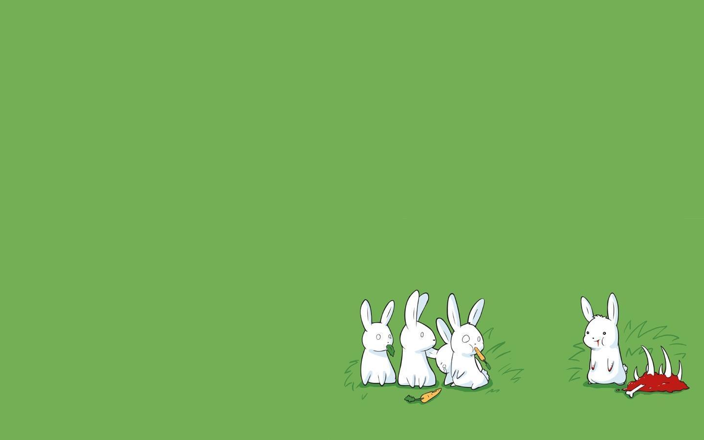 Bunny Rabbit  PPT Background Background for Powerpoint Program