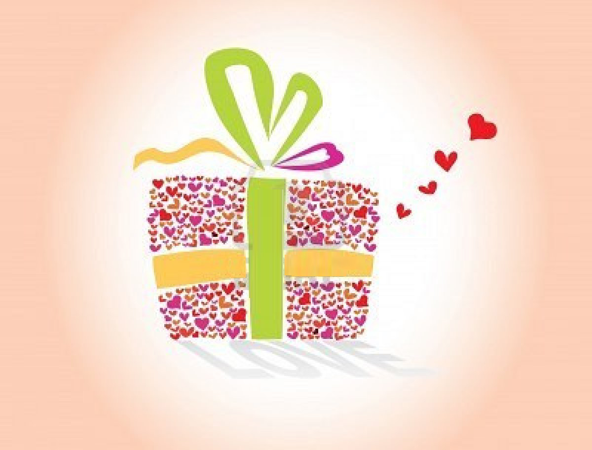 Love Gift PPT Backgrounds