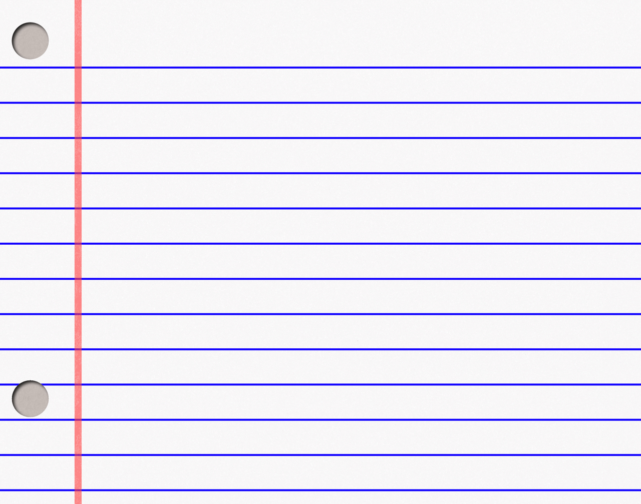 Notebook Paper PPT Backgrounds