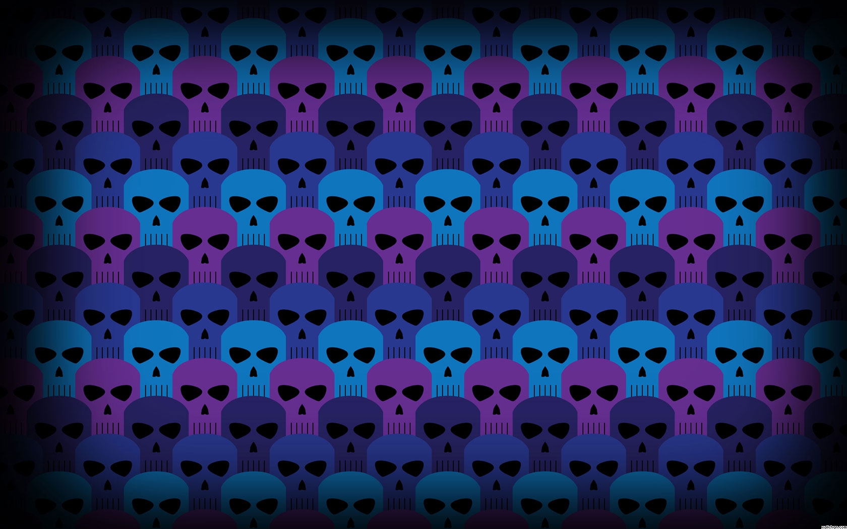 Skull pattern purple PPT Backgrounds