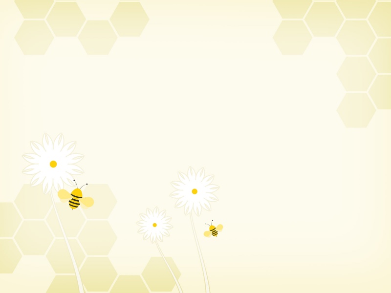 Sweet Bees PPT Backgrounds