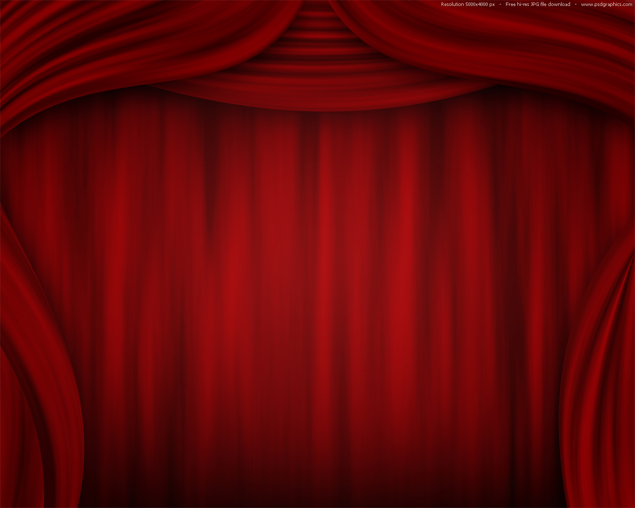 Red Theatre Stage Curtains