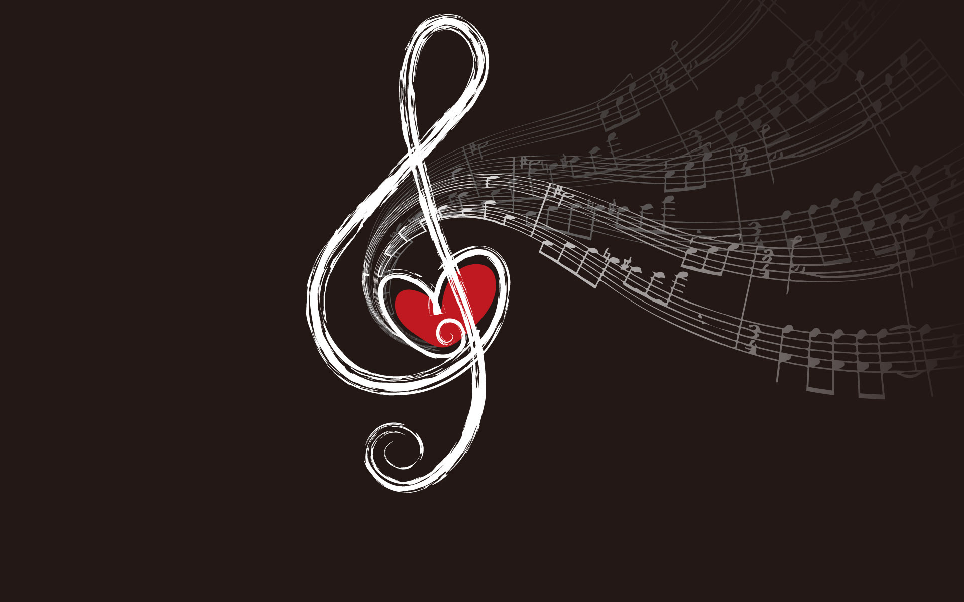 Music Note Heart