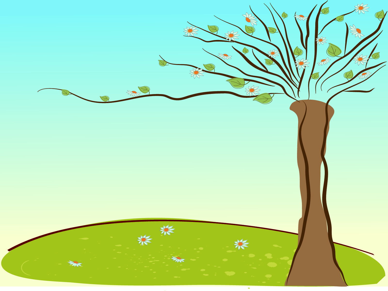 Wizened Tree PPT Backgrounds