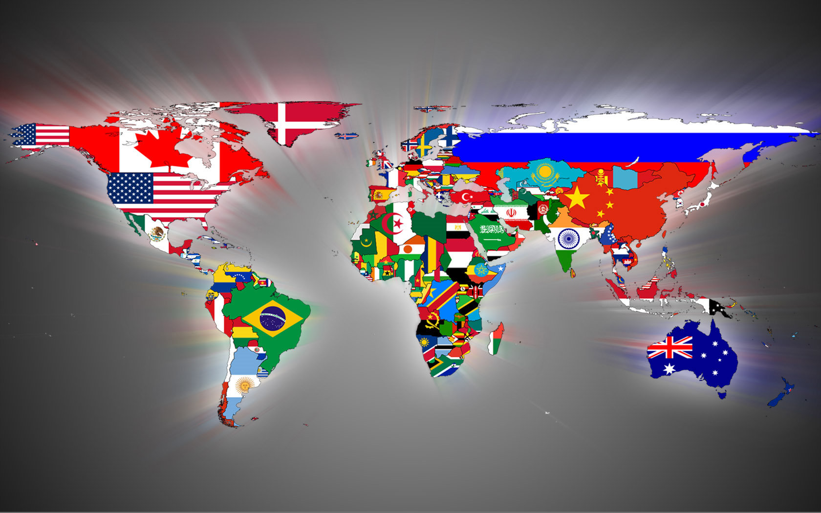 World Flag PPT Background Background for Powerpoint Program