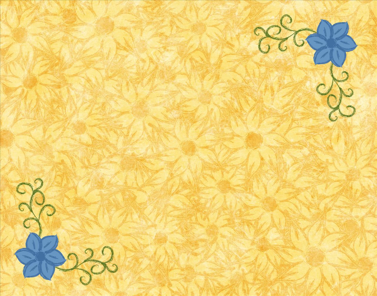 Yellow and Blue Borders PPT Backgrounds, Yellow and Blue Borders ppt