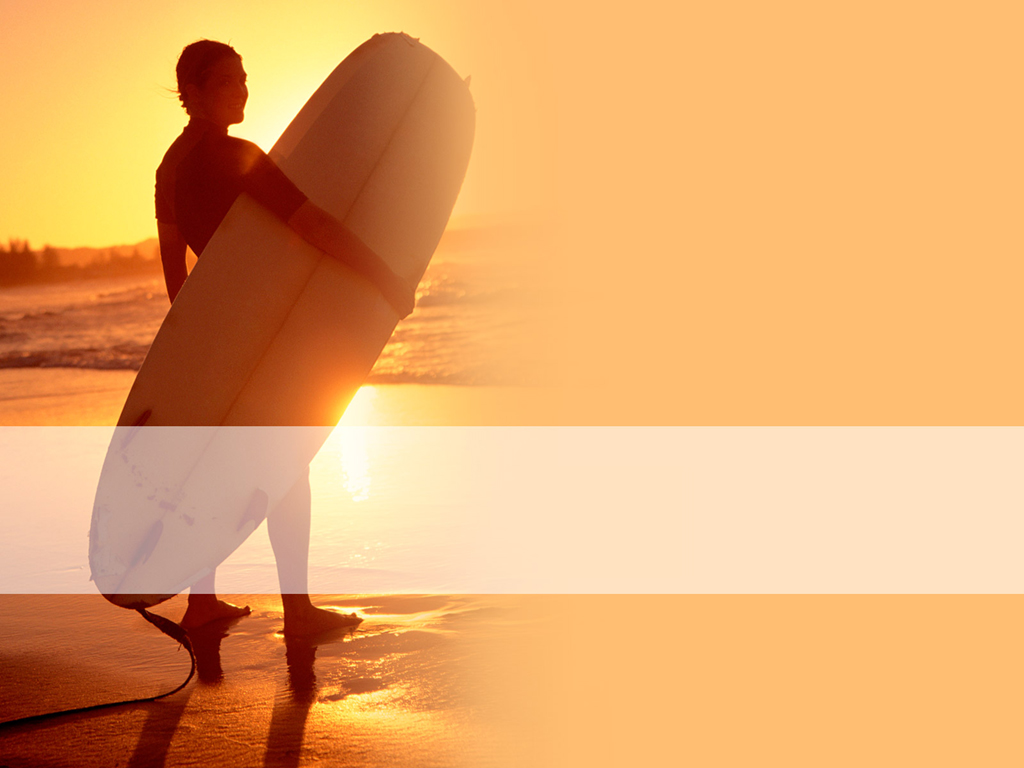 Summer Surf Slide PPT templates