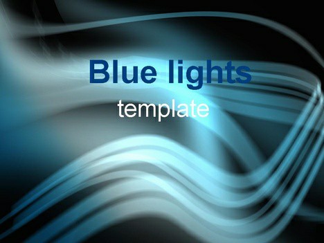 Free Blue Light PPT Template Template for Powerpoint Program