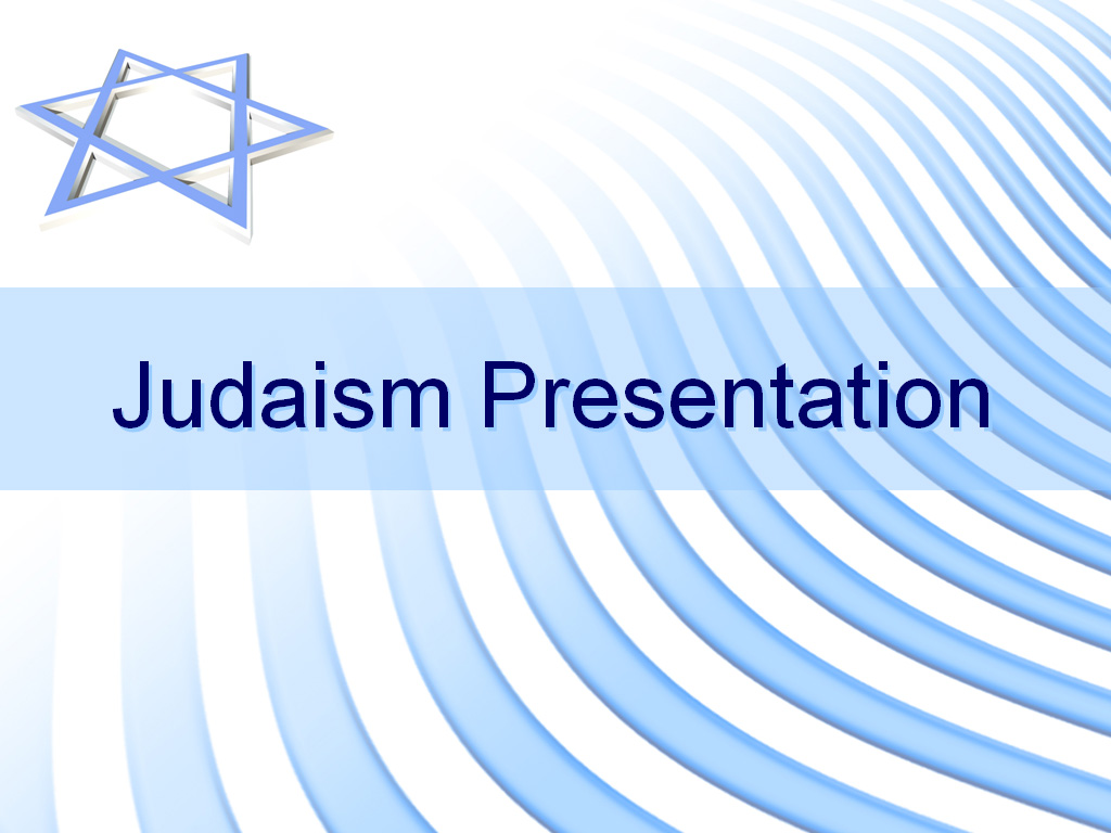 Judaism presentation slide