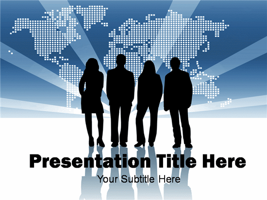 Free Team Business PPT Template Template for Powerpoint Program