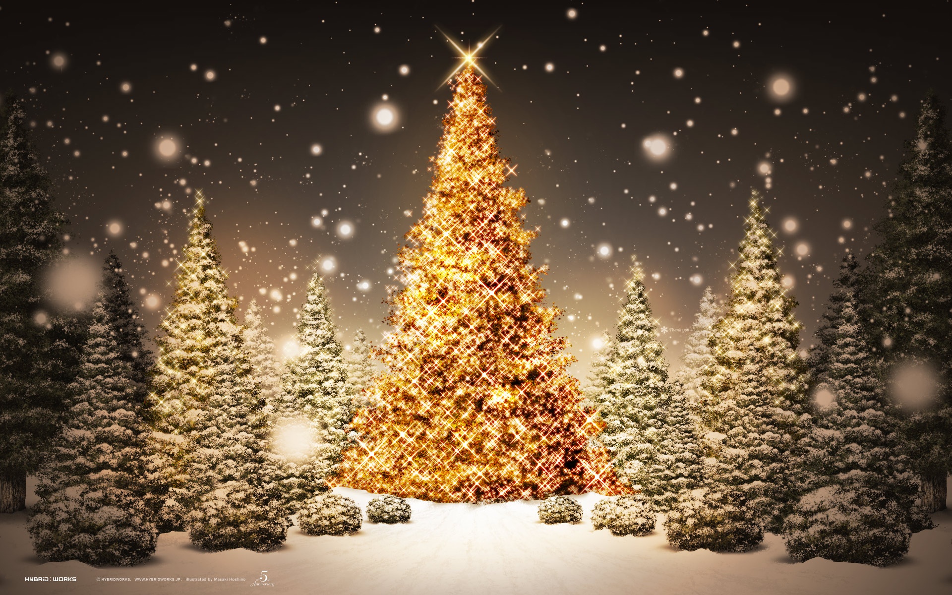 2012 Christmas Night PPT Backgrounds