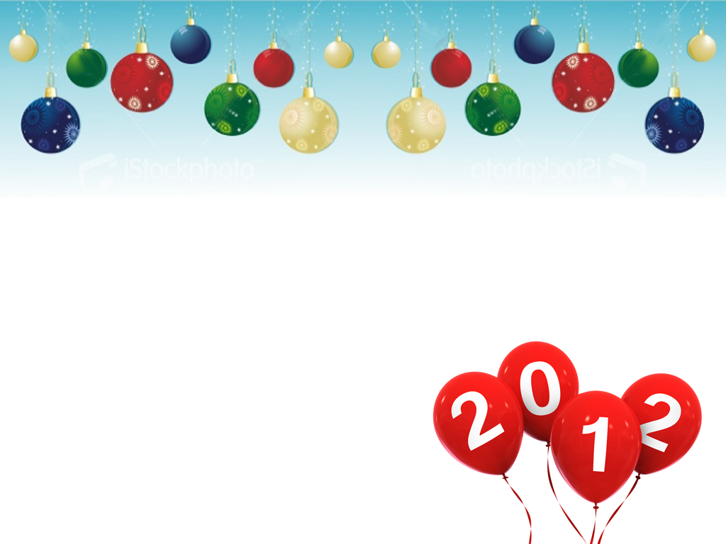 2012 Happy New Year PPT Backgrounds
