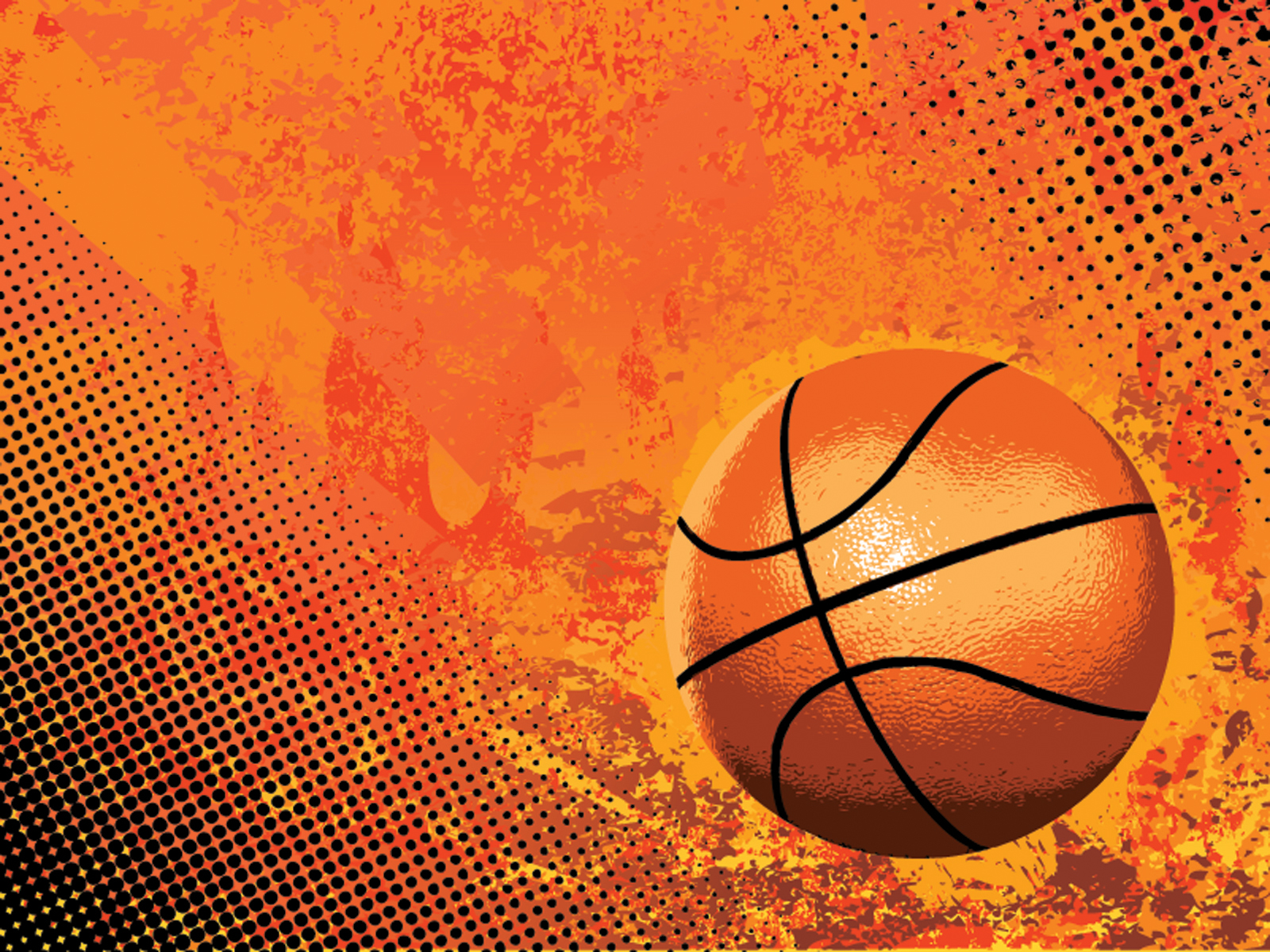 Basketball Sports PPT Backgrounds