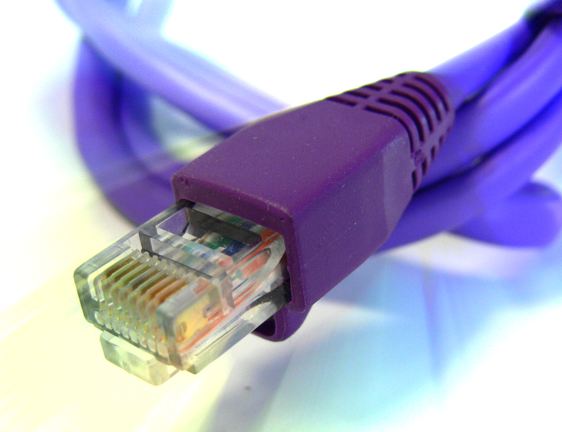 Ethernet cable tech PPT Backgrounds