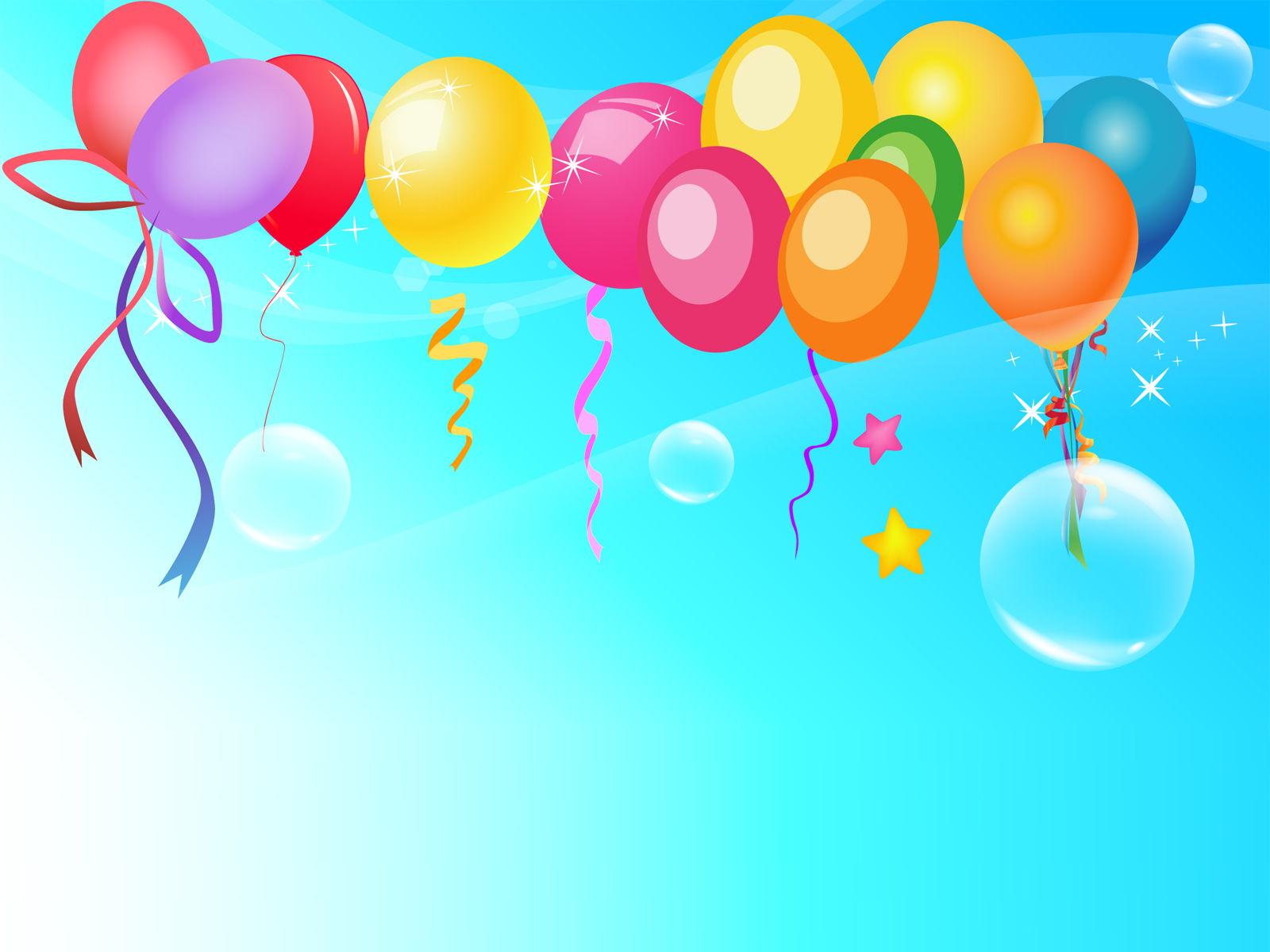 Graphic of Balloons PPT Backgrounds