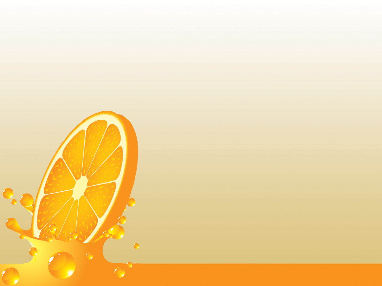 Orange splash powerpoint