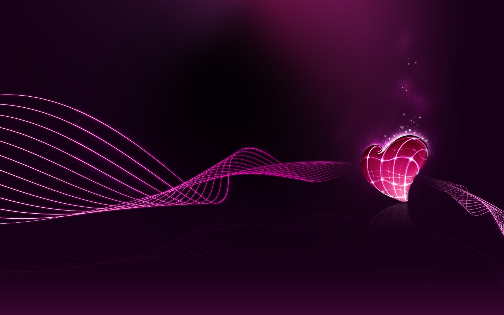 Abstract Heart PPT Backgrounds