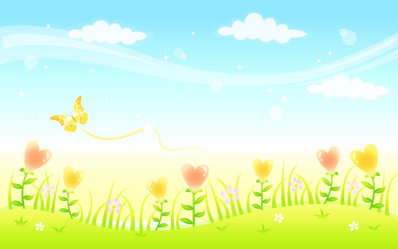 Animated Nature Flower PPT Backgrounds