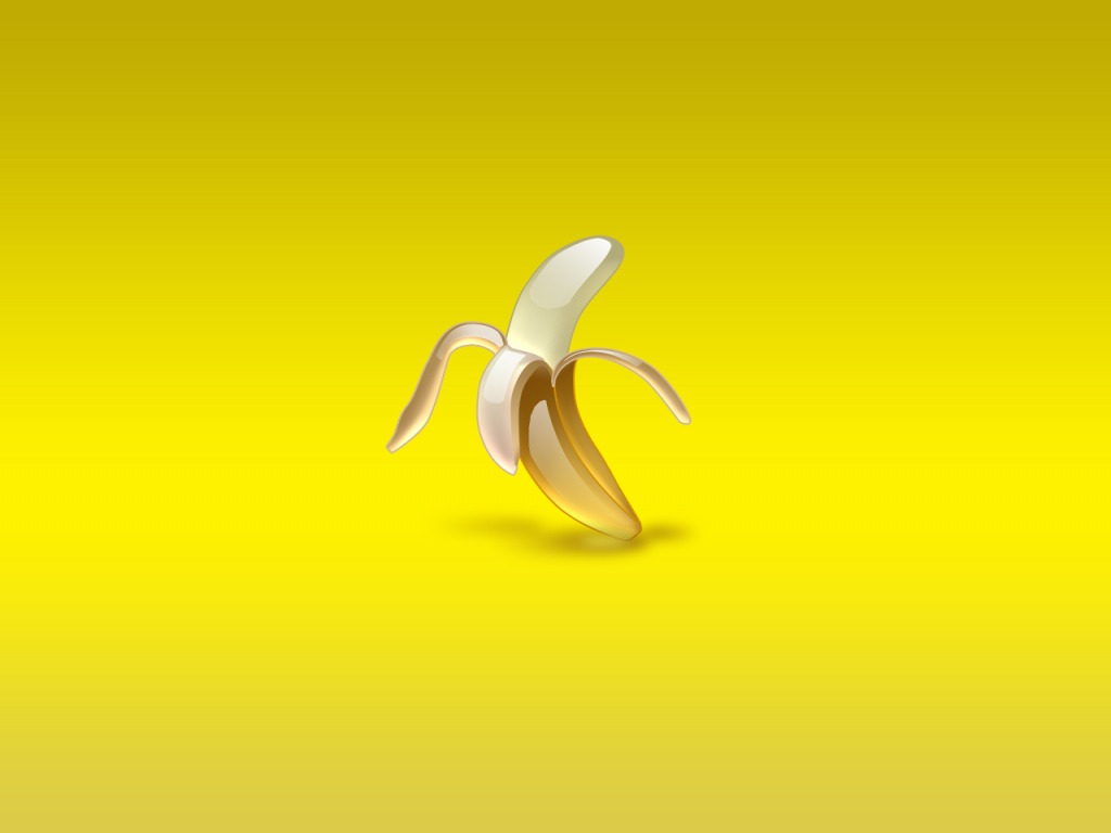 Banana Aqua design PPT Backgrounds