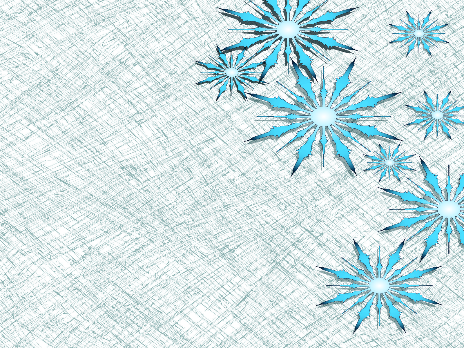 Big Snowflake PPT Backgrounds