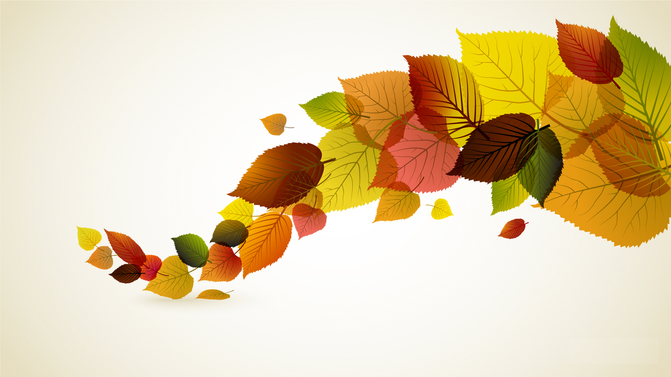 Branch full of leaves PPT Backgrounds