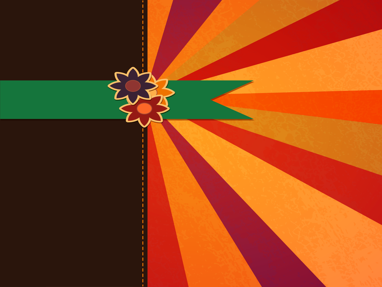 Brown And Orange Flash PPT Backgrounds