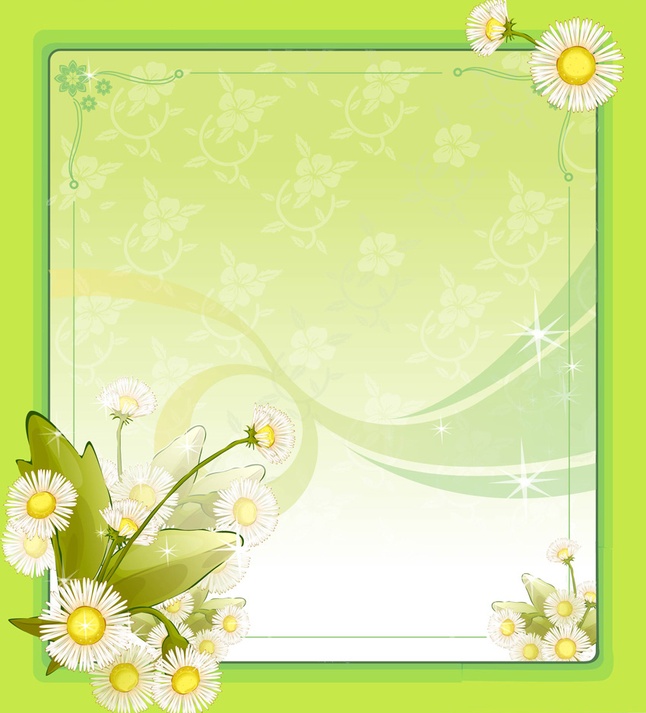 Flower Frame PPT Backgrounds