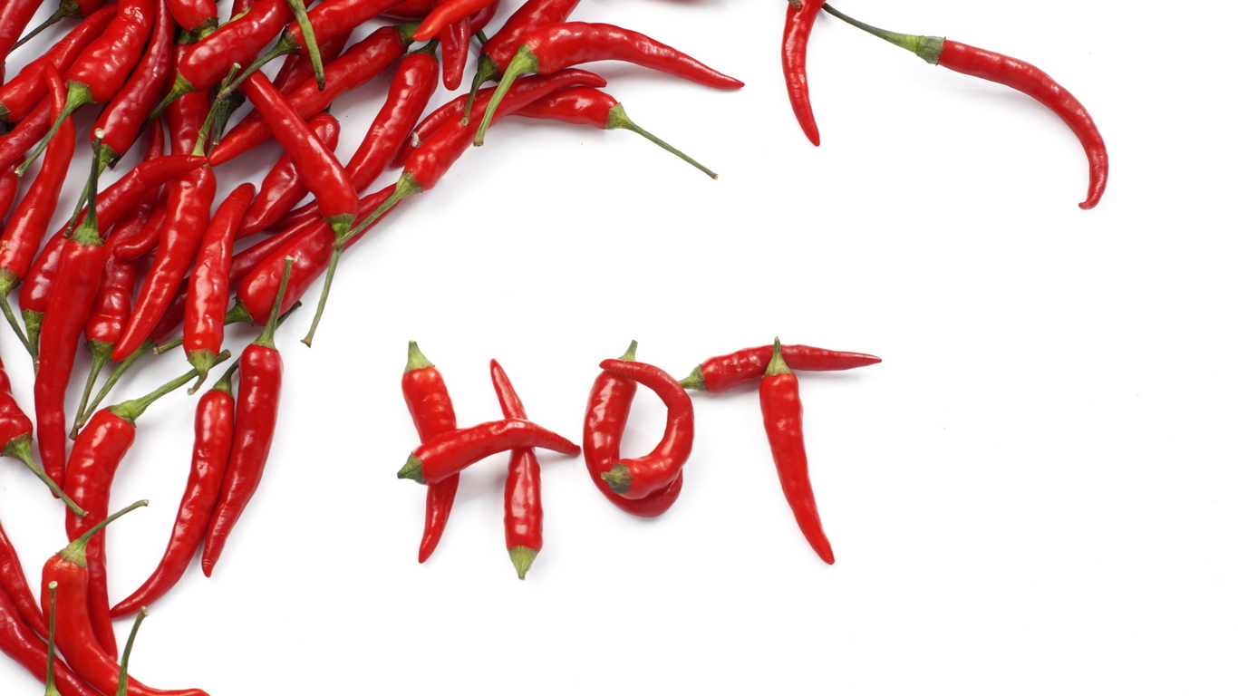 Hot peppers foods PPT Backgrounds