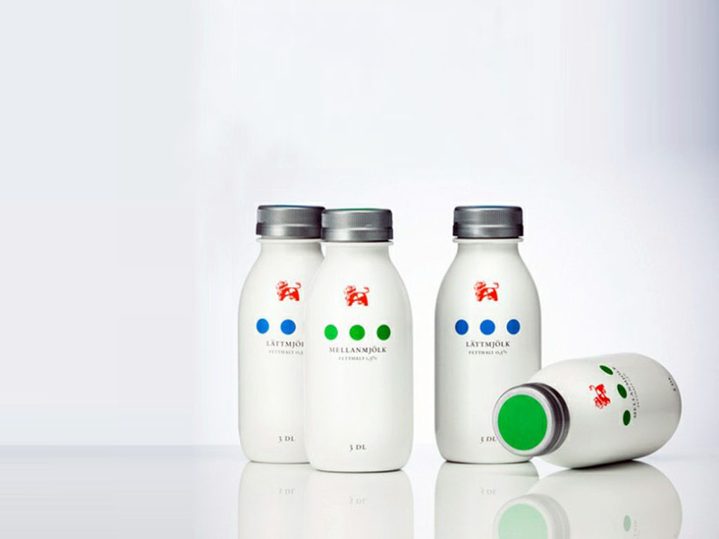 Milk bottles drinks