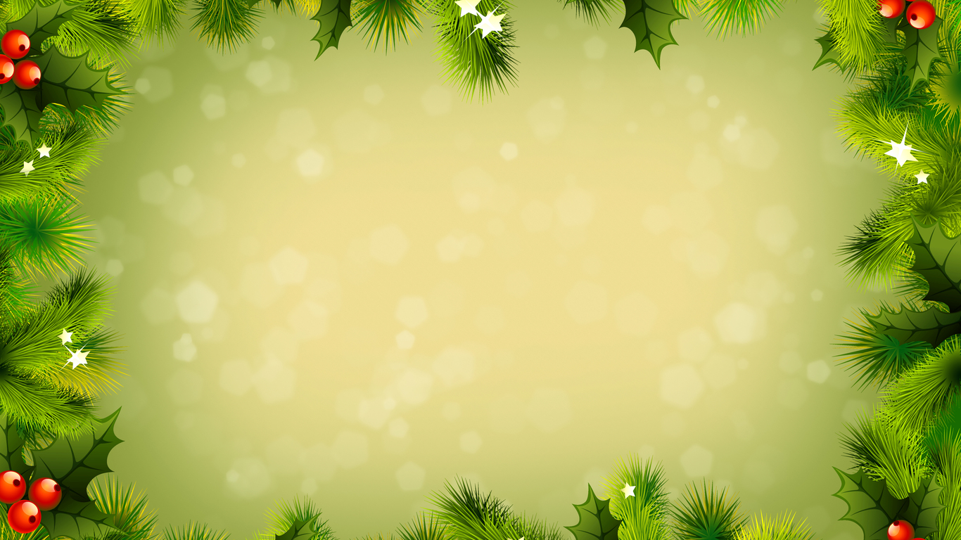New year tree borders PPT Backgrounds