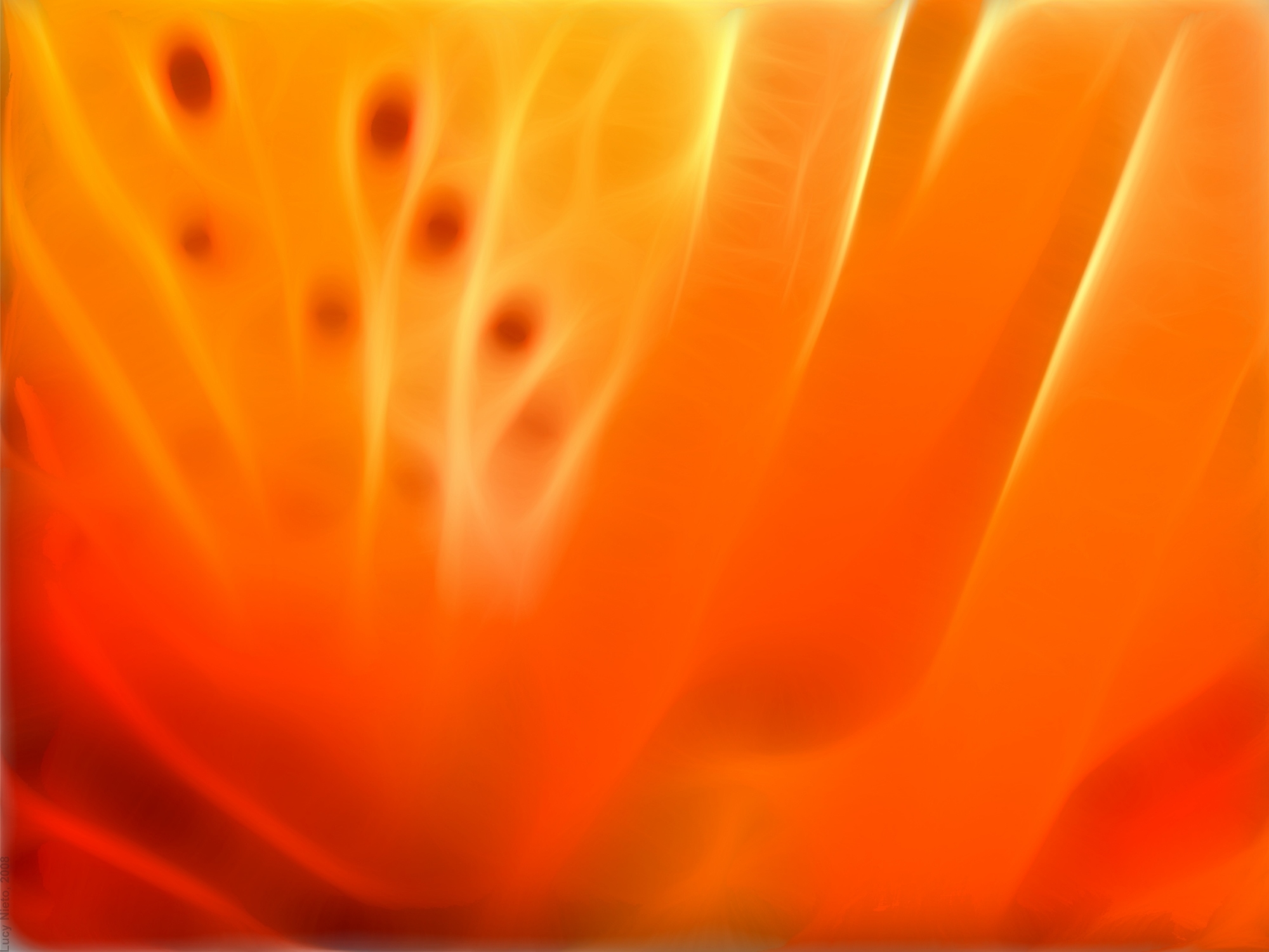 Orange fire abstact PPT Backgrounds