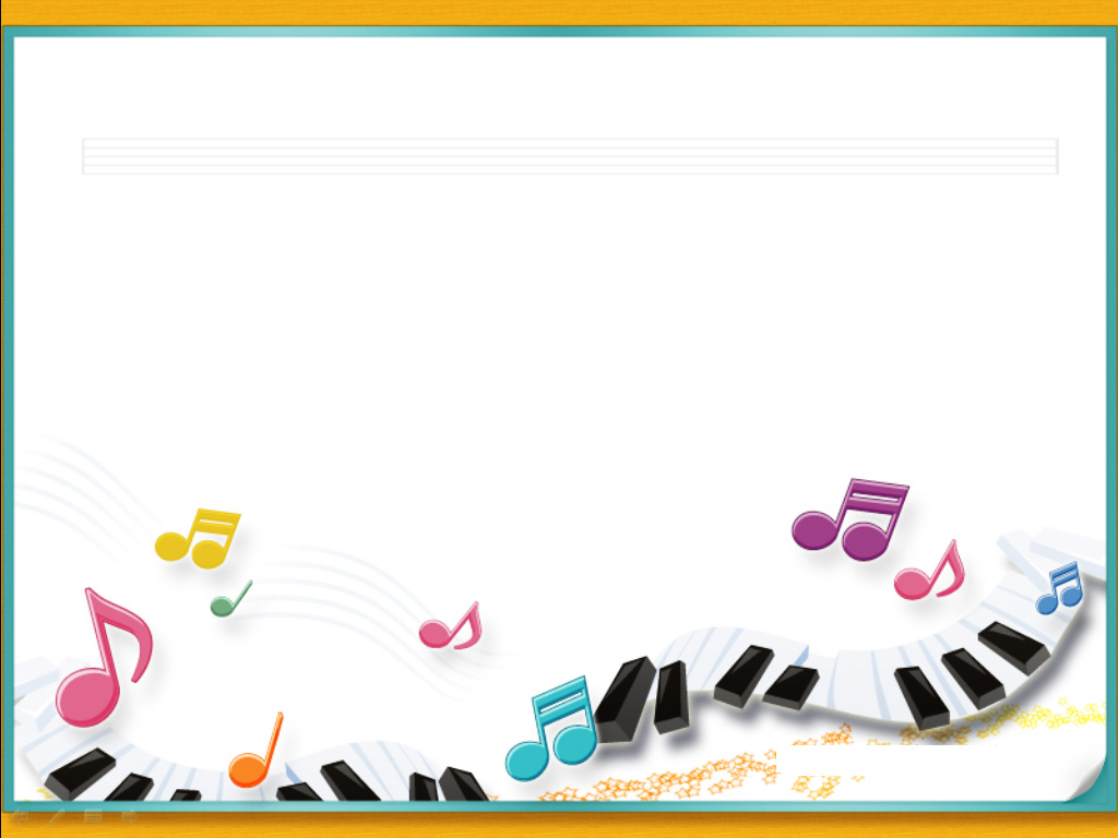 Piano music notes with frames PPT Backgrounds