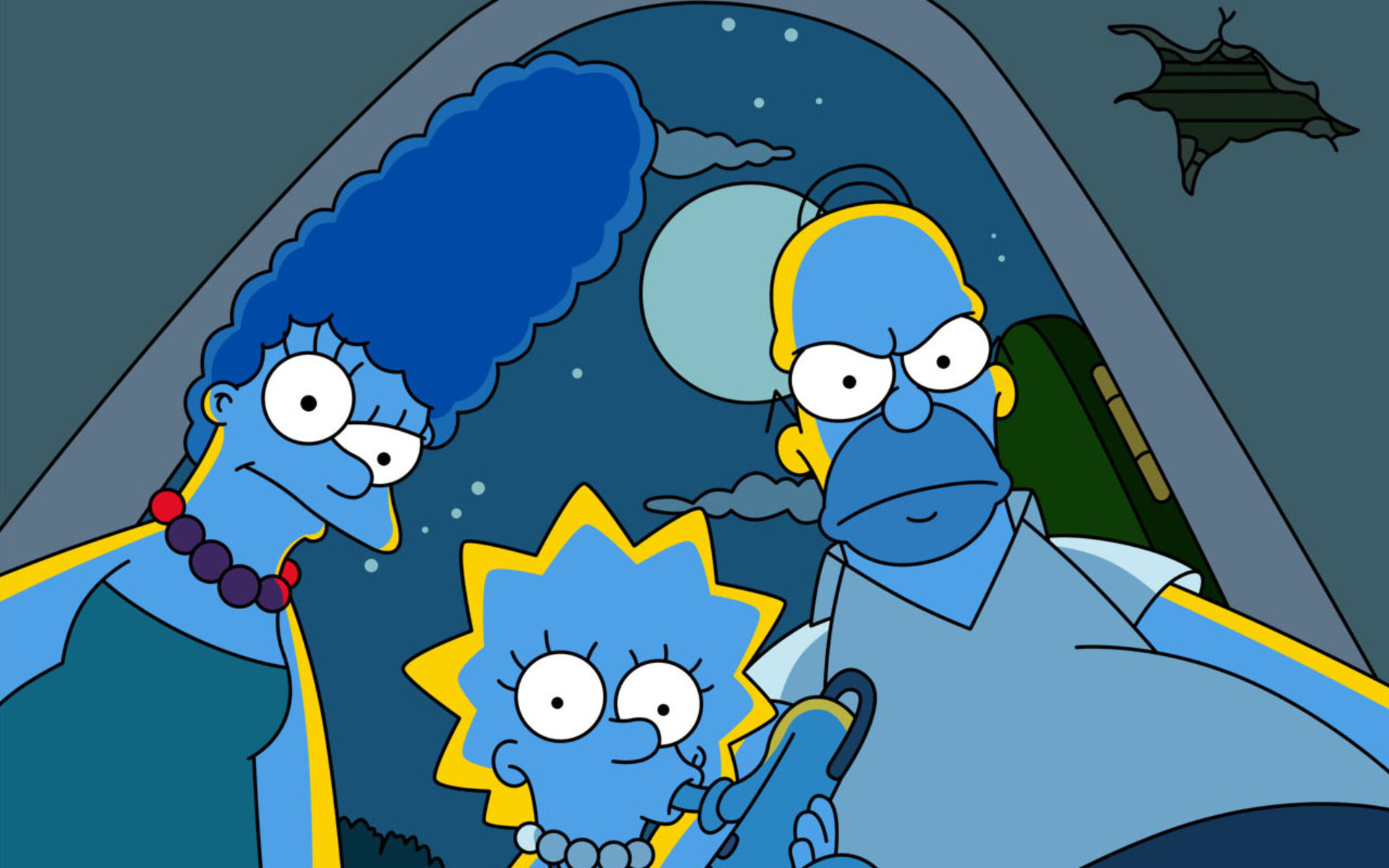 Simpsons films cartoons PPT Backgrounds