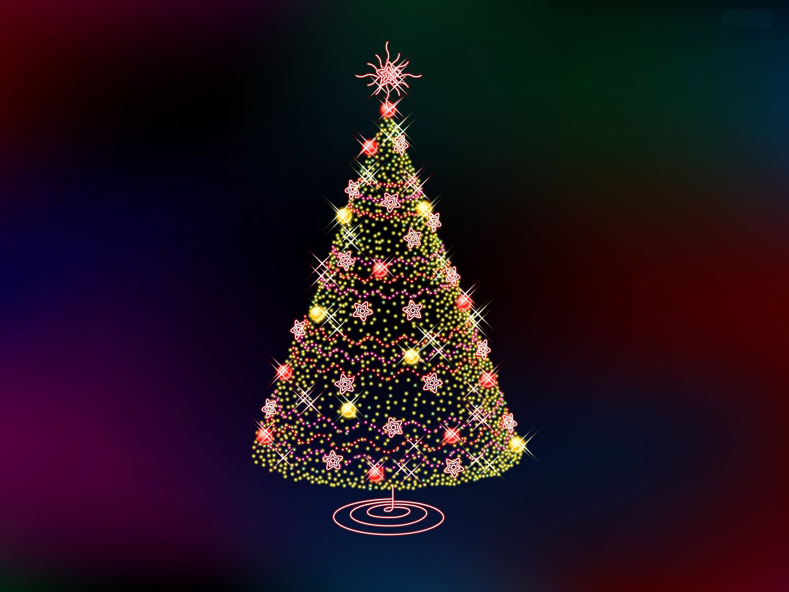 Tree for  Christmas PPT Backgrounds