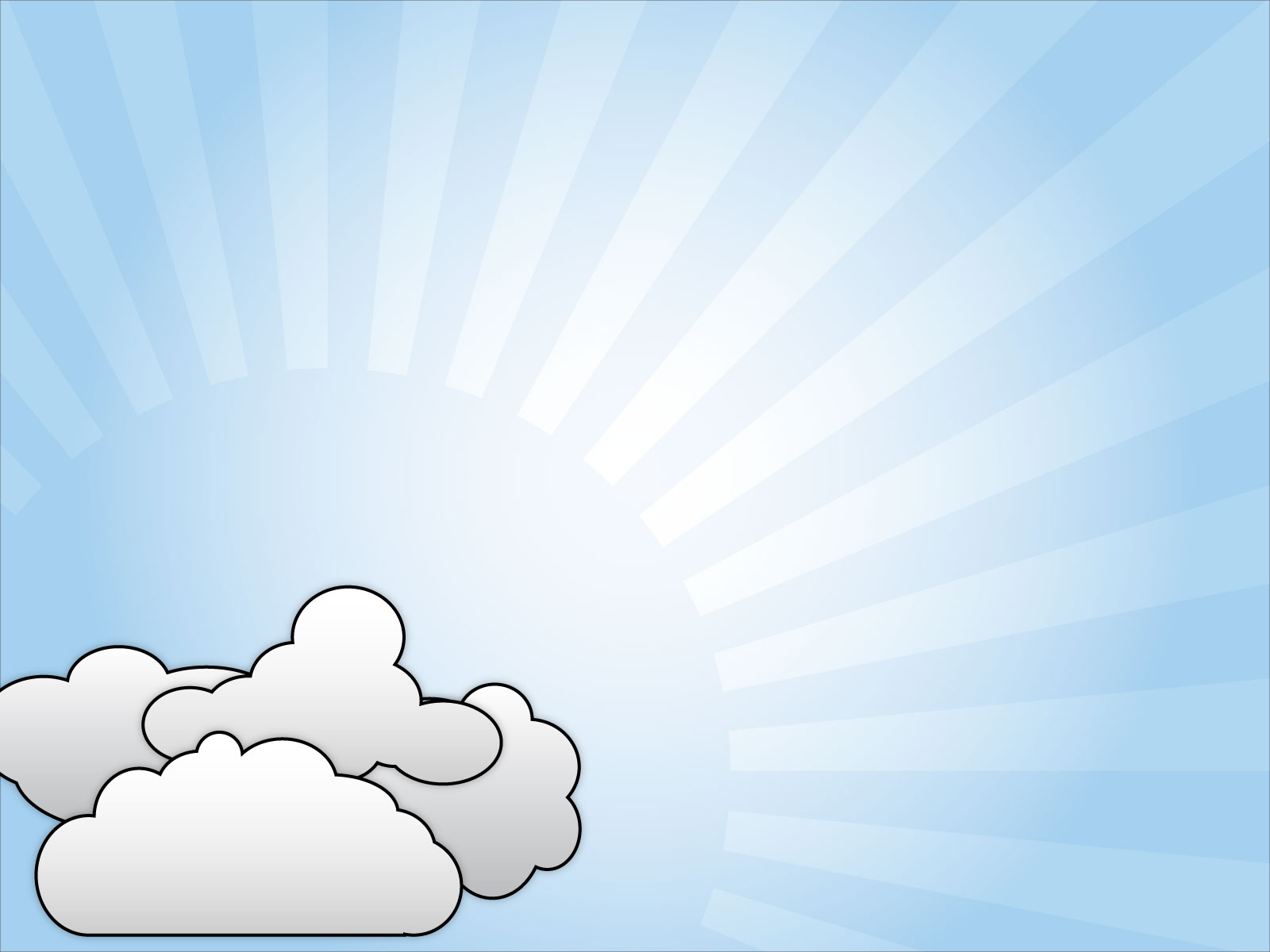 Vector Clouds PPT PPT Backgrounds