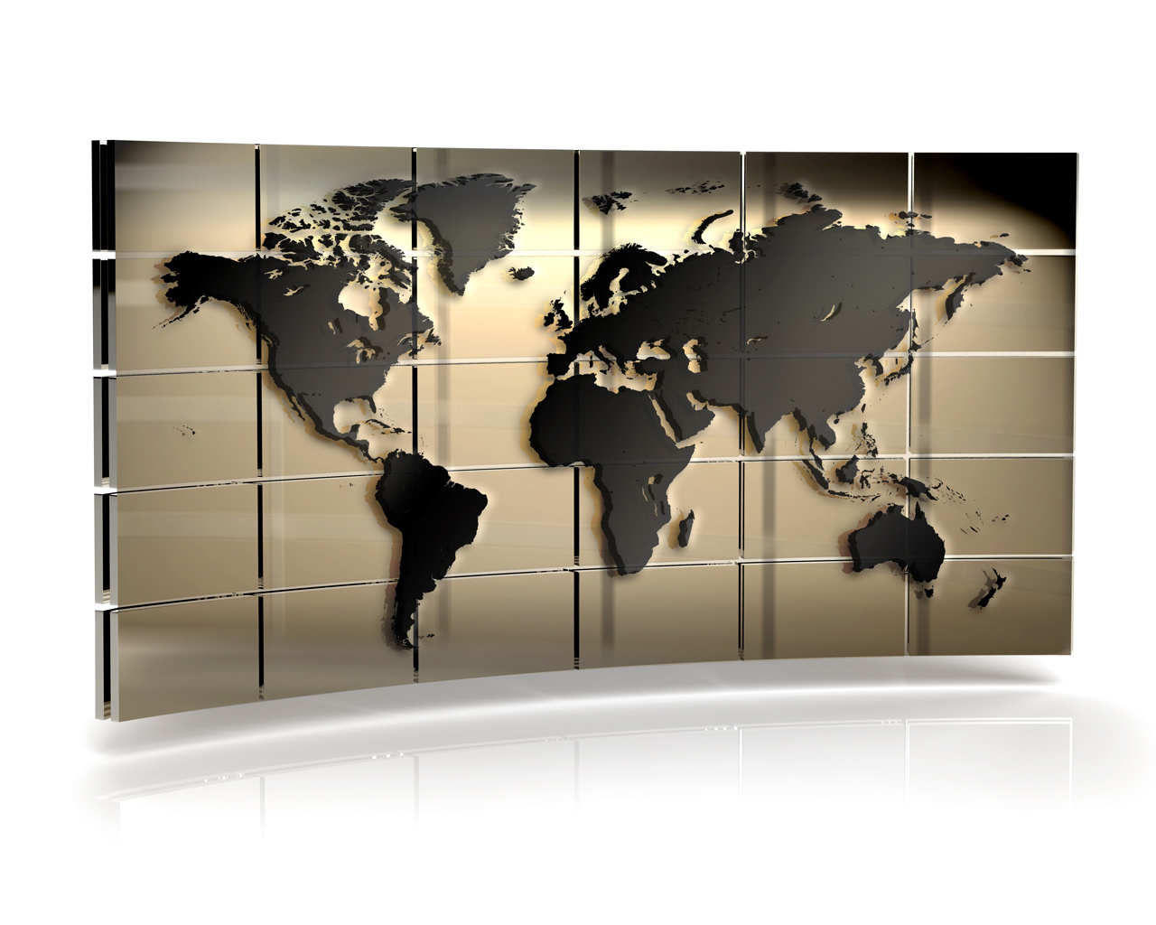 World Map PPT Backgrounds