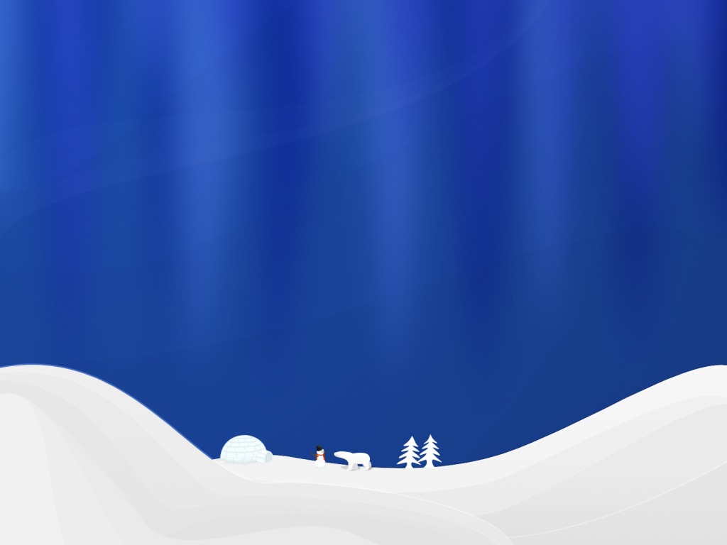Xmas Winter Night PPT Backgrounds