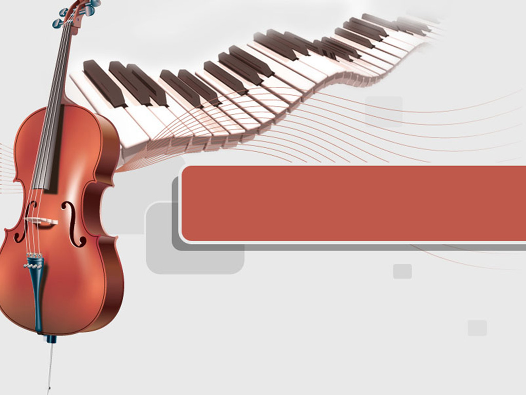 Piano and cello music PPT templates
