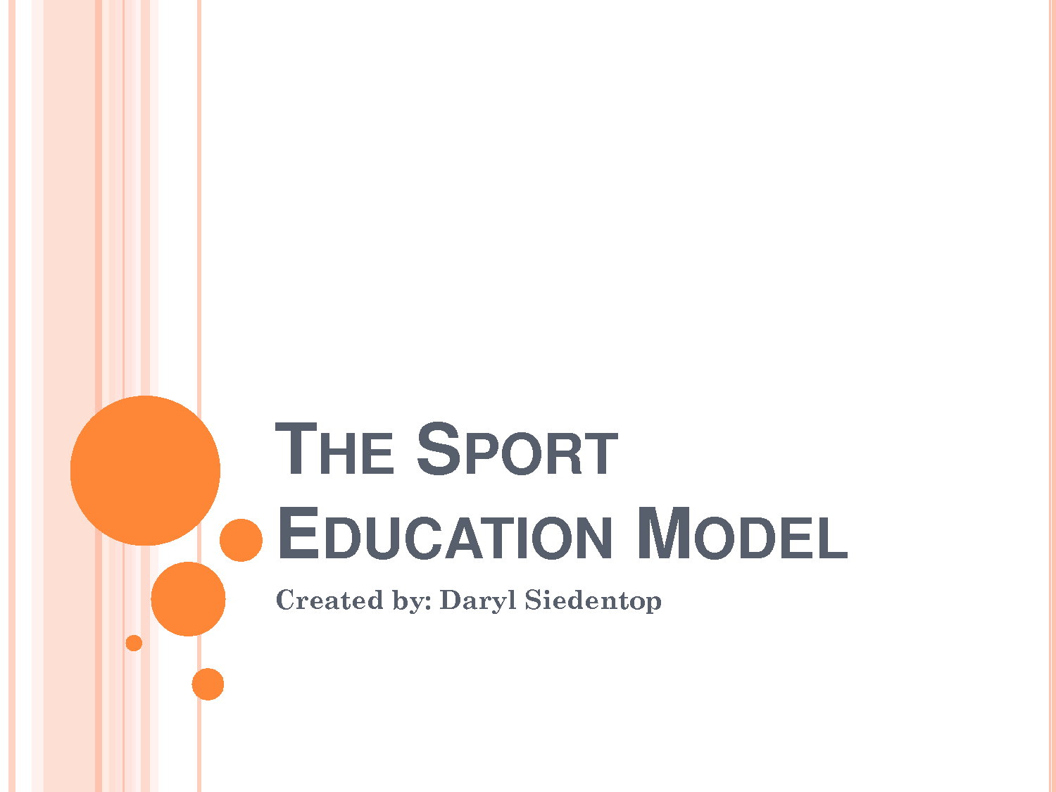 Sport Education