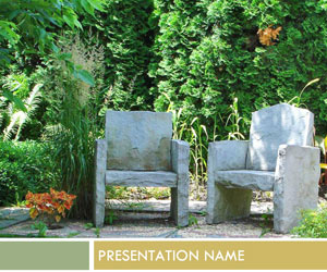 Stone Chairs PPT templates